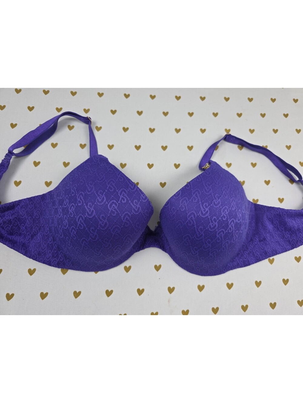 Victorias Secret Purple  Very sexy Push Up Demi Bra 34D